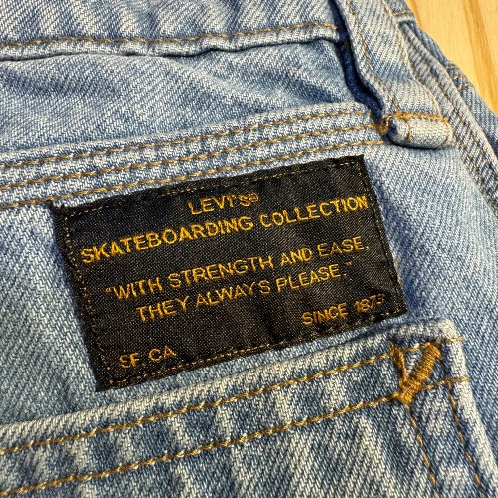 Levi's Men's Skateboarding Carpenter Jeans Light Wash Denim Pants Size 36x32